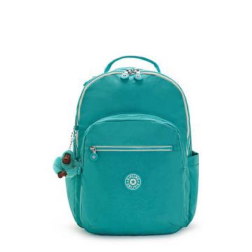 Kipling Seoul Large 15" Backpack Laptopväska Mintgröna | SE 1562CT